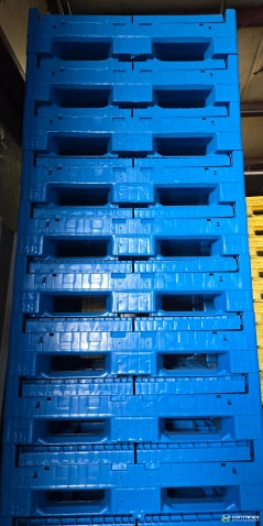 Pallet Containers For Sale: New 45x48x34 Collapsible Pallet Container with 2 Drop Doors Ohio In Ohio - image 3 Pallet Containers For Sale: New 45x48x34 Collapsible Pallet Container with 2 Drop Doors Ohio In Ohio - image 3