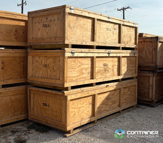 Wood Crates For Sale: Used 140x48x36 Modular Wooden Crates Texas In Texas - image 2 Wood Crates For Sale: Used 140x48x36 Modular Wooden Crates Texas In Texas - image 2