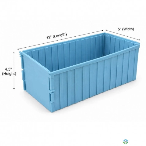 Stacking Totes For Sale: Used 12x5x4.5 Stacking Bins with Sliding Door Front New York In New York - image 2 Stacking Totes For Sale: Used 12x5x4.5 Stacking Bins with Sliding Door Front New York In New York - image 2