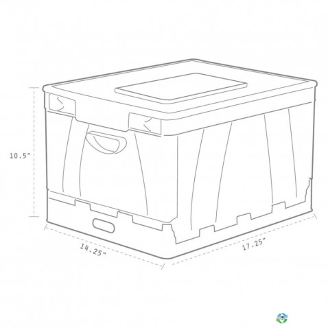 Stacking Totes For Sale: Used 17x14x11 Collapsible Clear Plastic Totes with Lids Ohio In Ohio - image 8 Stacking Totes For Sale: Used 17x14x11 Collapsible Clear Plastic Totes with Lids Ohio In Ohio - image 8
