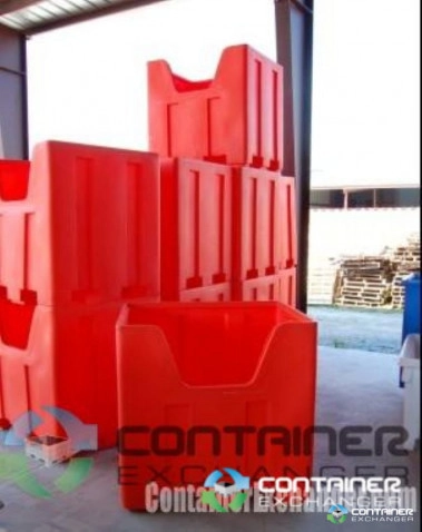 Pallet Containers For Sale: New 47x40x47 Solid Plastic Tubs In South Carolina - image 3 Pallet Containers For Sale: New 47x40x47 Solid Plastic Tubs In South Carolina - image 3