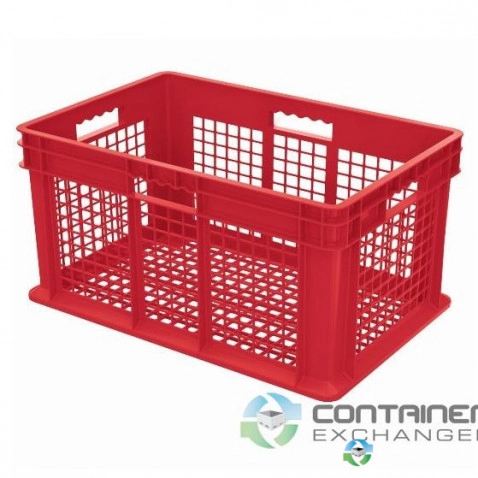 Stacking Totes For Sale: New 24x16x12 Stacking Totes Ventilated Mesh Sides & Mesh Bottom Ohio In Ohio - image 1 Stacking Totes For Sale: New 24x16x12 Stacking Totes Ventilated Mesh Sides & Mesh Bottom Ohio In Ohio - image 1