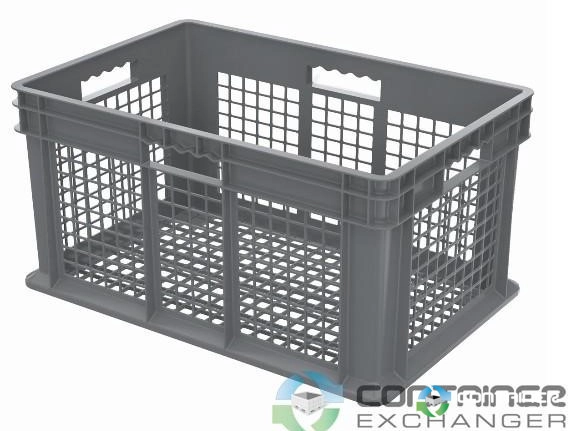 Stacking Totes For Sale: New 24x16x12 Stacking Totes Ventilated Mesh Sides & Mesh Bottom Ohio In Ohio - image 2 Stacking Totes For Sale: New 24x16x12 Stacking Totes Ventilated Mesh Sides & Mesh Bottom Ohio In Ohio - image 2
