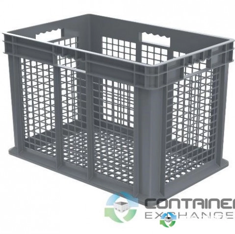 Stacking Totes For Sale: New 24x16x16 Stacking Totes Ventilated Mesh Sides & Mesh Bottom Ohio In Ohio - image 2 Stacking Totes For Sale: New 24x16x16 Stacking Totes Ventilated Mesh Sides & Mesh Bottom Ohio In Ohio - image 2