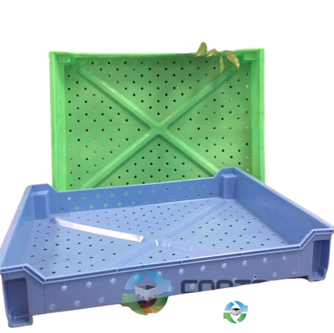 Food Totes & Trays For Sale: New 23.5x18x4 Green Berry Trays- Stackable British Columbia In British Columbia - image 1 Food Totes & Trays For Sale: New 23.5x18x4 Green Berry Trays- Stackable British Columbia In British Columbia - image 1