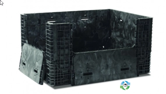Pallet Containers For Sale: New Buckhorn 64.5x48x34 Collapsible Bulk Containers 4 Drop Doors In Georgia - image 1 Pallet Containers For Sale: New Buckhorn 64.5x48x34 Collapsible Bulk Containers 4 Drop Doors In Georgia - image 1