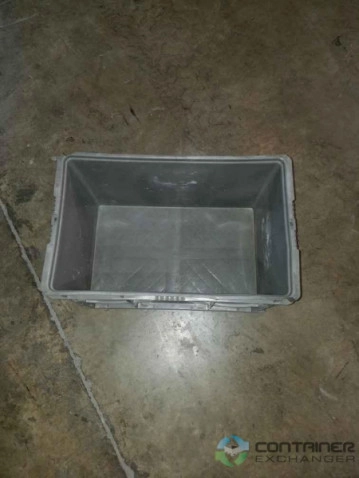 Stacking Totes For Sale: Used 24x15x14 Stacking totes - Grey In Ohio - image 2 Stacking Totes For Sale: Used 24x15x14 Stacking totes - Grey In Ohio - image 2