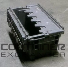 Stacking Totes For Sale: NEW 15x8x7.5 Totes with Attached Lid 2 Label Placards In Mississippi - image 1 Stacking Totes For Sale: NEW 15x8x7.5 Totes with Attached Lid 2 Label Placards In Mississippi - image 1