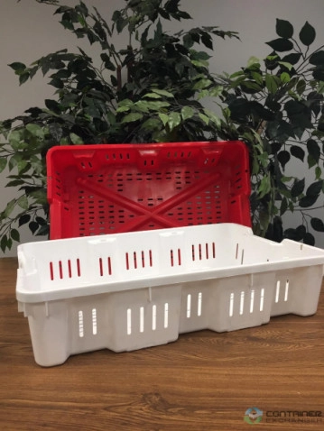 Stack & Nest Totes For Sale: nest and stack 20lb harvesting lugs In British Columbia - image 1 Stack & Nest Totes For Sale: nest and stack 20lb harvesting lugs In British Columbia - image 1