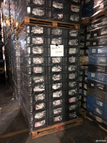 Stacking Totes For Sale: Used 48x15x7 Stacking Totes Grey In Indiana - image 1 Stacking Totes For Sale: Used 48x15x7 Stacking Totes Grey In Indiana - image 1