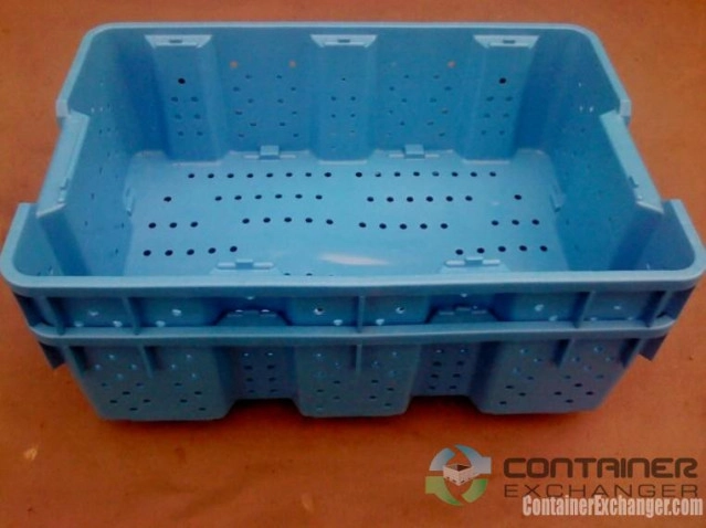 Stack & Nest Totes For Sale: NEW 24x16x7 180 Degree Stack and Nest Ventilated Totes Hot Stamp Optional In British Columbia - image 2 Stack & Nest Totes For Sale: NEW 24x16x7 180 Degree Stack and Nest Ventilated Totes Hot Stamp Optional In British Columbia - image 2