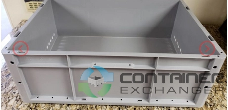 Stacking Totes For Sale: Used 24x16x8 Gray Stacking totes In Rhode Island - image 2 Stacking Totes For Sale: Used 24x16x8 Gray Stacking totes In Rhode Island - image 2
