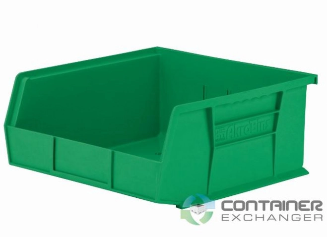 Organizer Bins For Sale: New 11x11x5 Akrobin Hopper Front Stackable Storage Bins w. Optional Shelving In Ohio - image 1 Organizer Bins For Sale: New 11x11x5 Akrobin Hopper Front Stackable Storage Bins w. Optional Shelving In Ohio - image 1