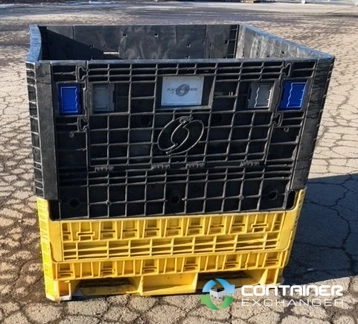Pallet Containers For Sale: Used 45x48x42 Collapsible Pallet Containers - Drop Doors In Ohio - image 1 Pallet Containers For Sale: Used 45x48x42 Collapsible Pallet Containers - Drop Doors In Ohio - image 1
