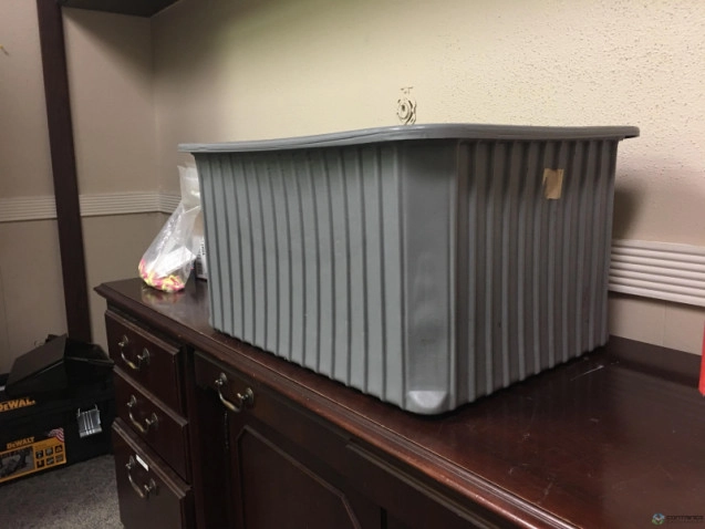 Organizer Bins For Sale: New 22x17x12 Plastic Bins - Grey In Texas - image 2 Organizer Bins For Sale: New 22x17x12 Plastic Bins - Grey In Texas - image 2