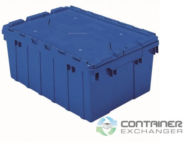 Stack & Nest Totes For Sale: NEW 21.5x15x9 Stack & Nest Totes- Attached Lid In Ohio - image 1 Stack & Nest Totes For Sale: NEW 21.5x15x9 Stack & Nest Totes- Attached Lid In Ohio - image 1