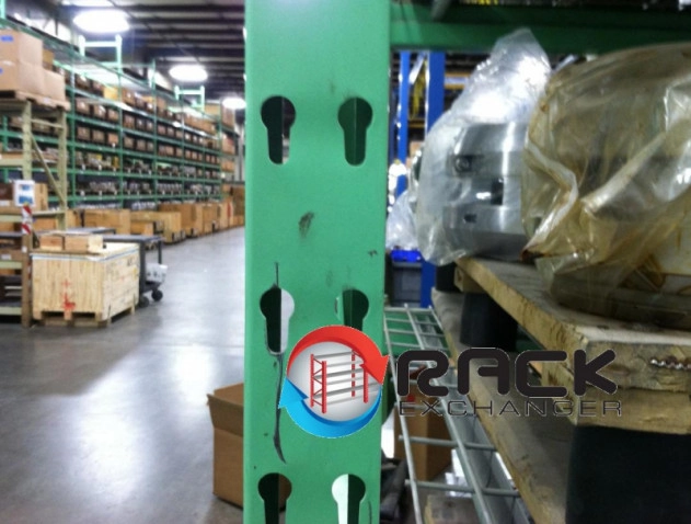 Pallet Racks For Sale: Used 18' x 42" Pallet Racks, 114" x 3.5" Beams w. Wire Deck In South Carolina - image 3 Pallet Racks For Sale: Used 18' x 42" Pallet Racks, 114" x 3.5" Beams w. Wire Deck In South Carolina - image 3