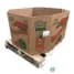 Gaylord Boxes For Sale: Lowered Pricing - Used 48x40x24 3 Wall Watermelon Gaylords with partial bottom flaps. In New Jersey - image 1 Gaylord Boxes For Sale: Lowered Pricing - Used 48x40x24 3 Wall Watermelon Gaylords with partial bottom flaps. In New Jersey - image 1