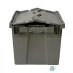Stack & Nest Totes For Sale: NEW Monoflo 21x15x12 Attached Lid Container - Gray Ohio In Ohio - image 1 Stack & Nest Totes For Sale: NEW Monoflo 21x15x12 Attached Lid Container - Gray Ohio In Ohio - image 1