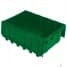 Stack & Nest Totes For Sale: New Green 26.75x17x9.62 Attached lid Container Ontario In Ontario - image 1 Stack & Nest Totes For Sale: New Green 26.75x17x9.62 Attached lid Container Ontario In Ontario - image 1