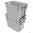 Stack & Nest Totes For Sale: New 24x16x16 Solid Stack and Nest Container Ontario In Ontario - image 1 Stack & Nest Totes For Sale: New 24x16x16 Solid Stack and Nest Container Ontario In Ontario - image 1
