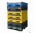 Pallet Containers For Sale: New Monoflo 45x48x34 Multicolored Collapsible Bulk Containers w. Drop Doors Ohio In Ohio - image 1 Pallet Containers For Sale: New Monoflo 45x48x34 Multicolored Collapsible Bulk Containers w. Drop Doors Ohio In Ohio - image 1