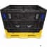 Pallet Containers For Sale: Brand New Orbis 4548-34 Yellow Base Black Door Swirl (2) Drop Doors In Ohio - image 1 Pallet Containers For Sale: Brand New Orbis 4548-34 Yellow Base Black Door Swirl (2) Drop Doors In Ohio - image 1