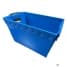 Stack & Nest Totes For Sale: New 17" x 11.125" x 10.25" Blue Nesting Totes Tennessee and Minnesota In Tennessee - image 1 Stack & Nest Totes For Sale: New 17" x 11.125" x 10.25" Blue Nesting Totes Tennessee and Minnesota In Tennessee - image 1