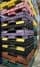 Pallet Containers For Sale: Reconditioned 45x48x25 Mixed Color Pallet Container with 2 Drop Doors Ohio In Ohio - image 2 Thumbnail 2 of 2