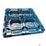 Plastic Pallets For Sale: Used 43x43x5 Blue Plastic Pallets Indiana In Indiana - image 1 Thumbnail 1 of 1