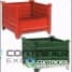 Metal Bins For Sale: NEW 43.5x31.5x30 Corrugated Solid Sided Metal Bulk Containers with Optional Doors Hopper Front Lugs Wisconsin In Wisconsin - image 1 Metal Bins For Sale: NEW 43.5x31.5x30 Corrugated Solid Sided Metal Bulk Containers with Optional Doors Hopper Front Lugs Wisconsin In Wisconsin - image 1