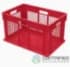 Stacking Totes For Sale: New 24x16x12 Stacking Totes Mesh Sides & Solid Bottom In Ohio - image 1 Stacking Totes For Sale: New 24x16x12 Stacking Totes Mesh Sides & Solid Bottom In Ohio - image 1