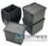Stack & Nest Totes For Sale: New 25x15x14 Stack & Nest Totes- Attached Lid - Outside Top: 24.5 x 14.9 In Virginia - image 1 Stack & Nest Totes For Sale: New 25x15x14 Stack & Nest Totes- Attached Lid - Outside Top: 24.5 x 14.9 In Virginia - image 1