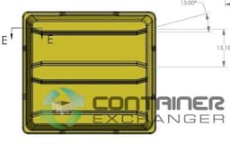 Pallet Containers For Sale: New 47x43x45 Reusable Bulk Shipping Containers In Indiana - image  3 Pallet Containers For Sale: New 47x43x45 Reusable Bulk Shipping Containers In Indiana - image  3