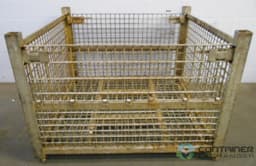 Wire Baskets For Sale: Used 53x48x38 ZE-13 Style Wire Baskets with Drop Gates In Michigan - image 1 Wire Baskets For Sale: Used 53x48x38 ZE-13 Style Wire Baskets with Drop Gates In Michigan - image 1