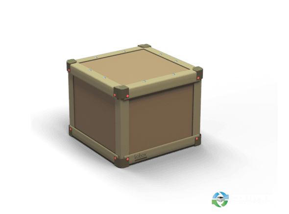 Gaylord Boxes For Sale: NEW Kübox 28x28x23 Collapsible 3 Wall Corrugated Crates Wood Crate Alternative In Tennessee - image 2 Gaylord Boxes For Sale: NEW Kübox 28x28x23 Collapsible 3 Wall Corrugated Crates Wood Crate Alternative In Tennessee - image 2