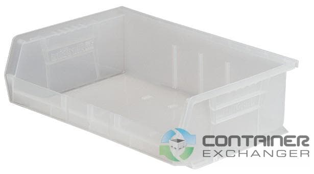 Organizer Bins For Sale: New 17x11x5 Akrobin Hopper Front Stackable Storage Bins w. Optional Shelving In Ohio - image 1 Organizer Bins For Sale: New 17x11x5 Akrobin Hopper Front Stackable Storage Bins w. Optional Shelving In Ohio - image 1