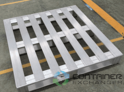 Metal Pallets For Sale: New 40x32x6 Aluminum Pallets In New York - image 1 Metal Pallets For Sale: New 40x32x6 Aluminum Pallets In New York - image 1