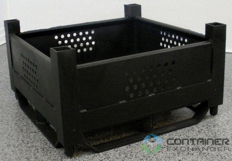 Metal Bins For Sale: New 32x32x26 Heavy-Duty Steel Bins In null - image  1 Metal Bins For Sale: New 32x32x26 Heavy-Duty Steel Bins In null - image  1
