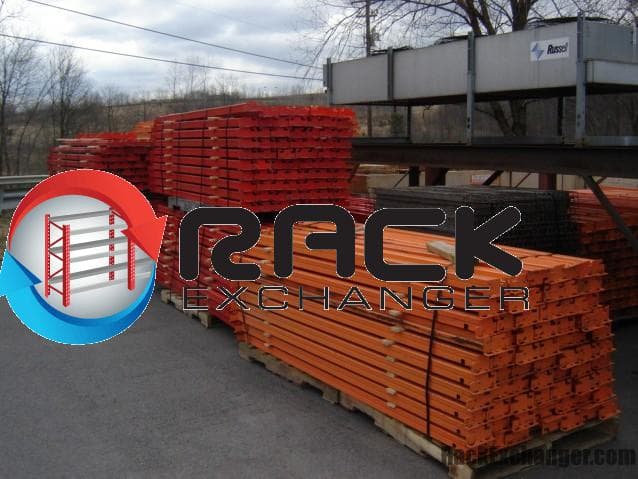 Uprights For Sale: Sections 20 ft x 44 in Pallet Rack w. 96 in Beams and Wire Decks In null - image  2 Uprights For Sale: Sections 20 ft x 44 in Pallet Rack w. 96 in Beams and Wire Decks In null - image  2