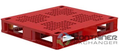 Plastic Pallets For Sale: New 39x36 Bottled Water Pallet/Display Pallet with optional stacking post In Indiana - image 1