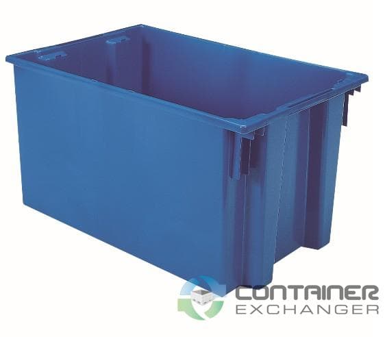 Stack & Nest Totes For Sale: New 29.5x19.5x15 180 Degree Stack & Nest Totes In Ohio - image  1 Stack & Nest Totes For Sale: New 29.5x19.5x15 180 Degree Stack & Nest Totes In Ohio - image  1