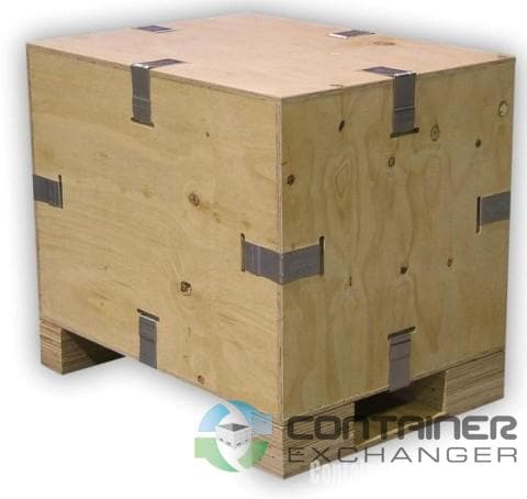 Wood Crates For Sale: New 30x22x23 Collapsible Wood Crates In South Carolina - image  2 Wood Crates For Sale: New 30x22x23 Collapsible Wood Crates In South Carolina - image  2