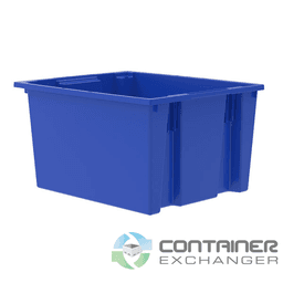 Stack & Nest Totes For Sale: New GREY 23.5x19.5x13 Stack & Nest Totes In Ohio - image 1 Stack & Nest Totes For Sale: New GREY 23.5x19.5x13 Stack & Nest Totes In Ohio - image 1