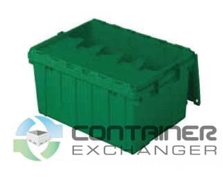 Stack & Nest Totes For Sale: NEW 21x15x9 Attached Lid Stack and Nest Totes In Missouri - image 1 Stack & Nest Totes For Sale: NEW 21x15x9 Attached Lid Stack and Nest Totes In Missouri - image 1