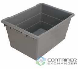 Stack & Nest Totes For Sale: New 24x17x12 Cross-Stack and Nest Totes In Ohio - image  1 Stack & Nest Totes For Sale: New 24x17x12 Cross-Stack and Nest Totes In Ohio - image  1