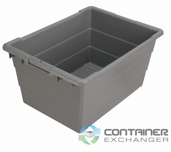 Stack & Nest Totes For Sale: New 24x17x12 Cross-Stack and Nest Totes In Ohio - image  1 Stack & Nest Totes For Sale: New 24x17x12 Cross-Stack and Nest Totes In Ohio - image  1