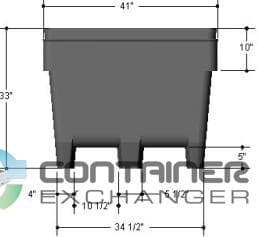 Pallet Containers For Sale: New 41x41x33 Reusable Bulk Shipping Containers In Indiana - image 2 Pallet Containers For Sale: New 41x41x33 Reusable Bulk Shipping Containers In Indiana - image 2