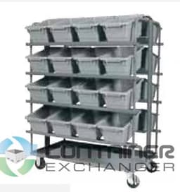 Stack & Nest Totes For Sale: New 24x17x8 Cross-Stack and Nest Totes In Ohio - image  2 Stack & Nest Totes For Sale: New 24x17x8 Cross-Stack and Nest Totes In Ohio - image  2