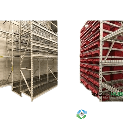 Shelving Systems For Sale: Used T-Bolt Shelving Racks 16x33-52x46-144 Beams New Jersey In New Jersey - image  1 Shelving Systems For Sale: Used T-Bolt Shelving Racks 16x33-52x46-144 Beams New Jersey In New Jersey - image  1
